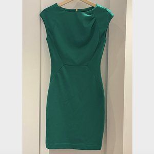The Limited XS emerald green sheath dress